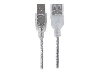 Manhattan USB-A to USB-A Extension Cable, 1.8m, Male to Female, 480 Mbps (USB 2.0)