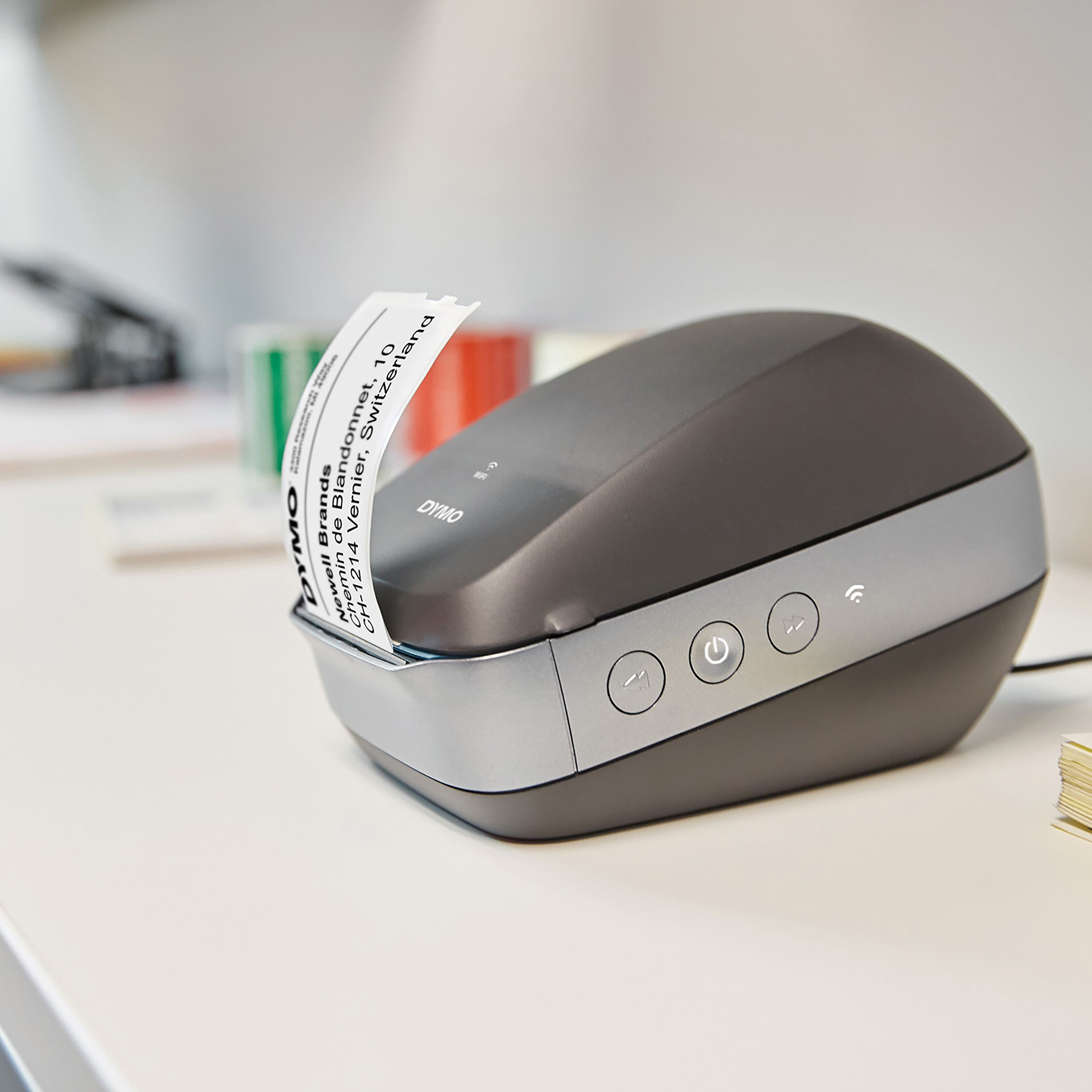 DYMO | LabelWriter Wireless | Etikettendrucker | USB oder WiFi | 300 dpi. Thermodirekt | für Etiketten bis 60mm Breite