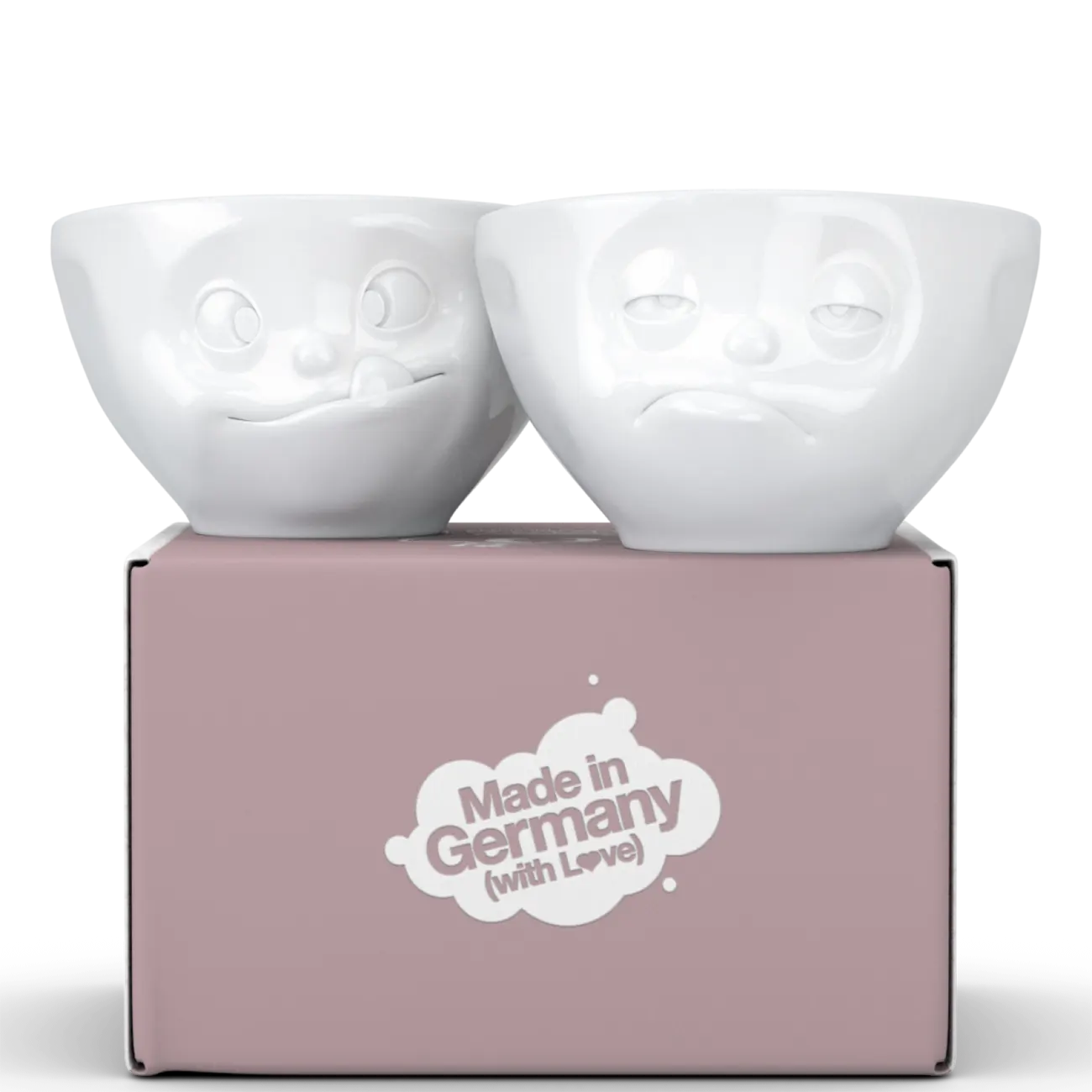FIFTYEIGHT Schälchen-Set 200ml - Verpennt & Lecker weiß