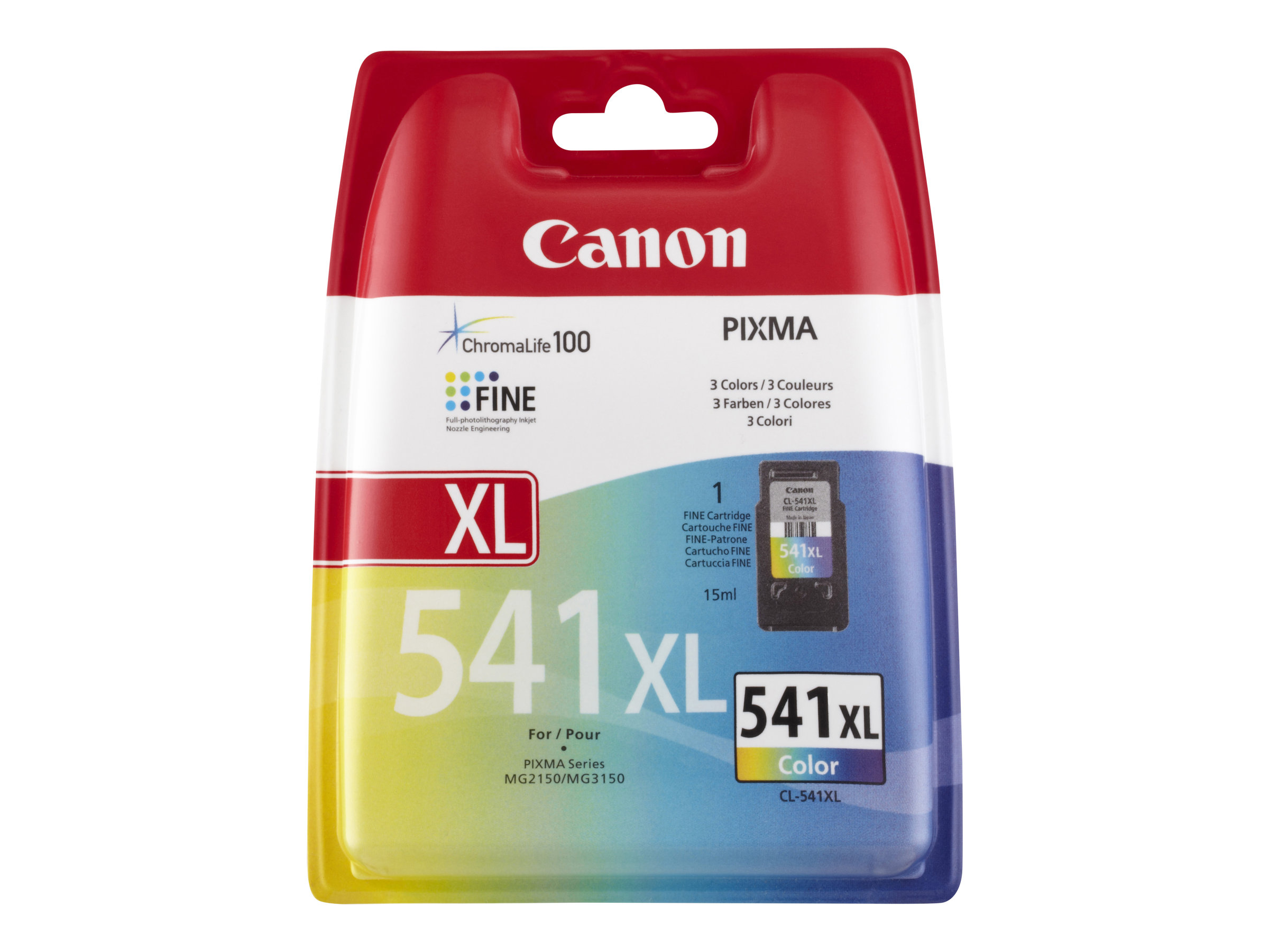 Canon CL-541XL - 15 ml - Hohe Ergiebigkeit - Farbe (Cyan, Magenta, Gelb)