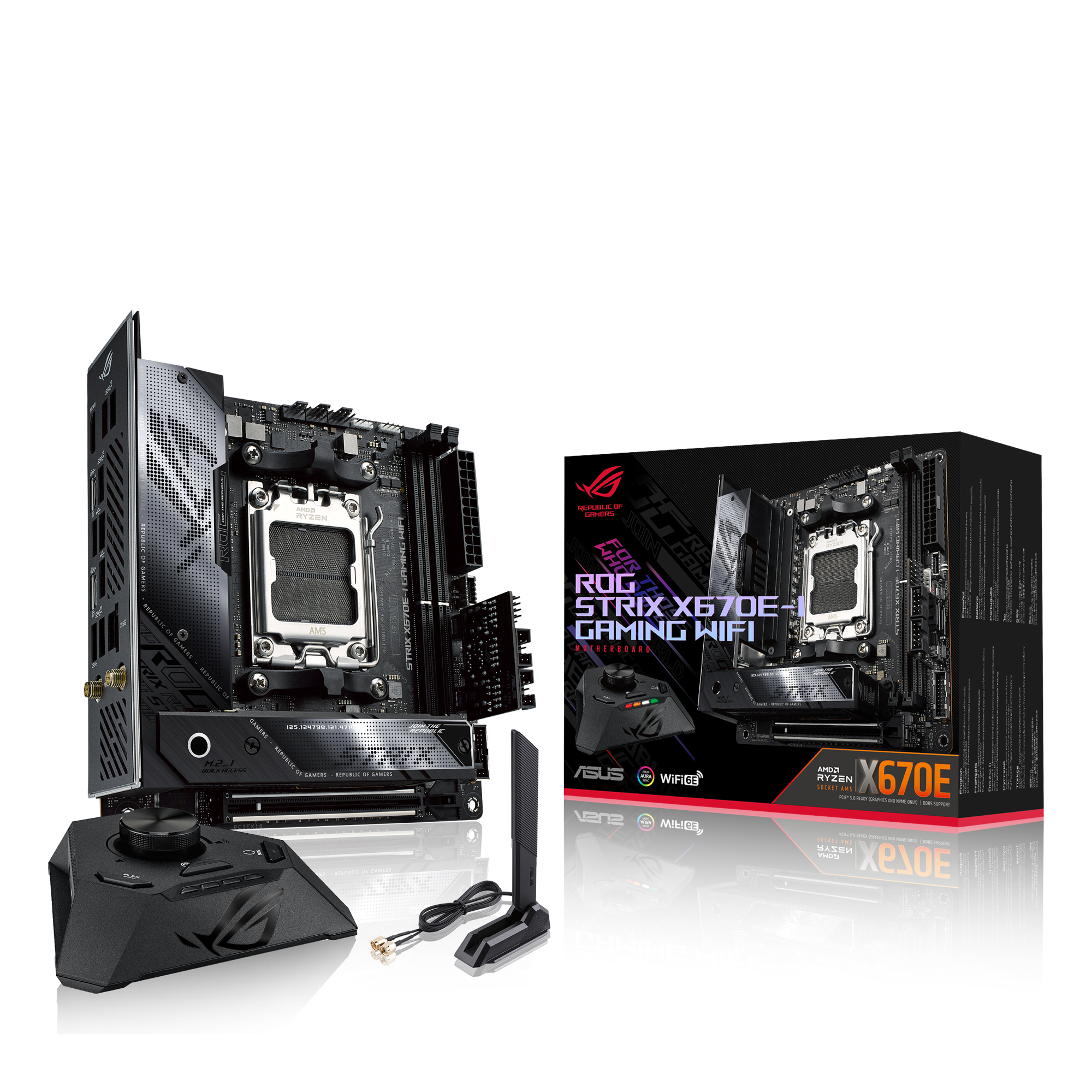 ASUS ROG Strix X670E-I Gaming WIFI - AMD X670E - So. AM5 - ITX