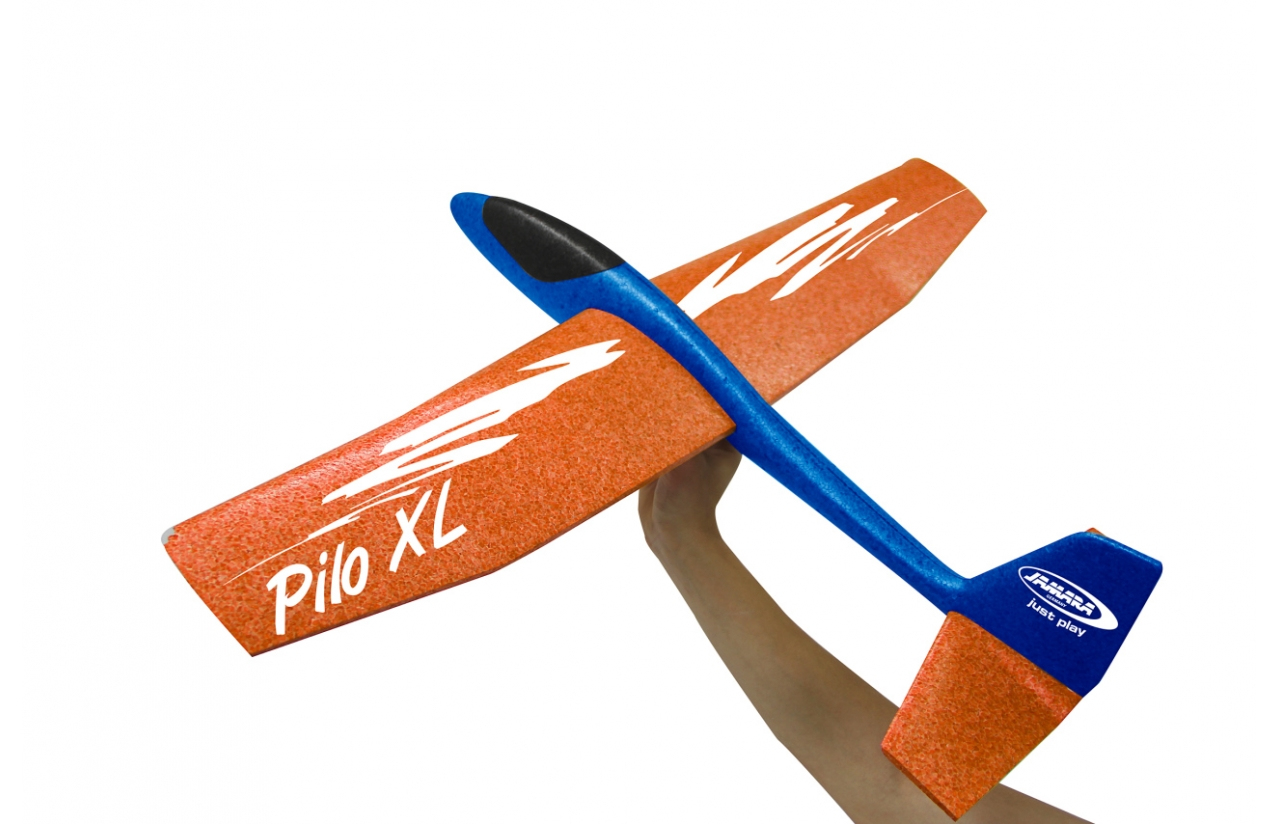 JAMARA | Pilo XL Schaumwurfgleiter EPP Tragfläche orange Rumpf blau  