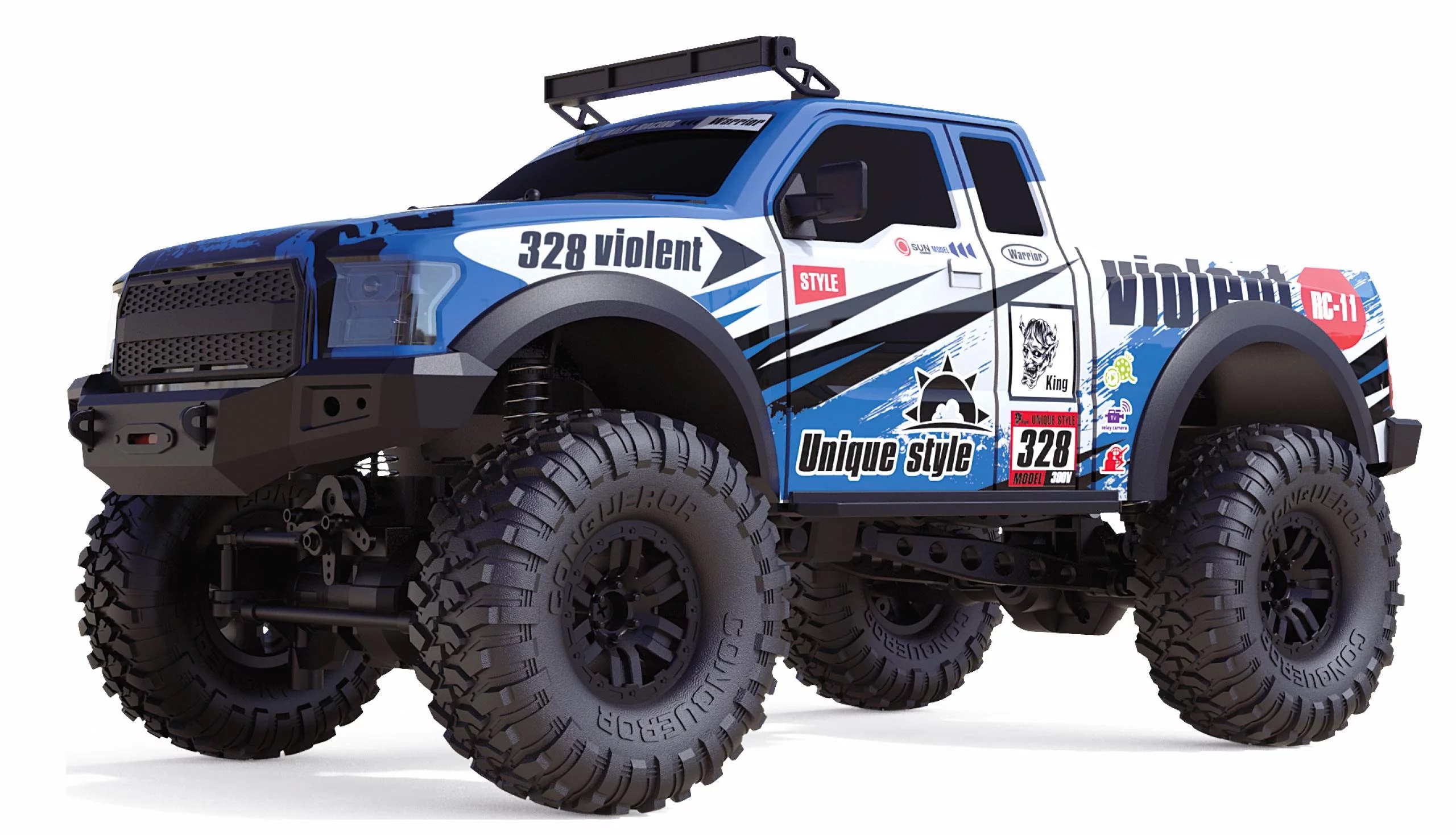 Amewi | Dirt Climbing PickUp Race Crawler 4WD 1:10 RTR blau