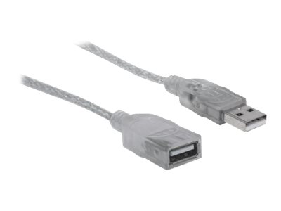 Manhattan USB-A to USB-A Extension Cable, 1.8m, Male to Female, 480 Mbps (USB 2.0)