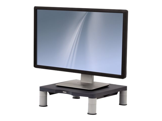 Fellowes Standard Monitor Riser - Aufstellung für Monitor - Kunststoff - Graphite - Bildschirmgröße: 53.3 cm (21")