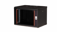 Equip Netzwerkschrank 19"  07U 600x450mm Glastür   schwarz