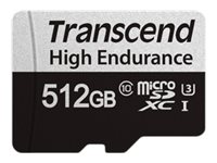 SD microSD Card 512GB Transcend SDXC USD350V w/adapter