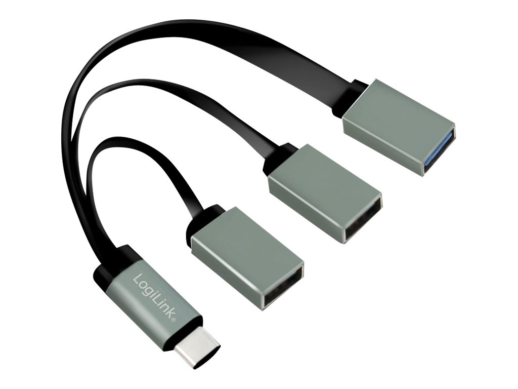 USB-C hub, 3-Port - Hub - 3 x SuperSpeed USB 3.0