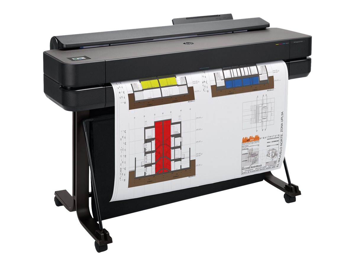 HP DesignJet T650 - 914 mm (36") Großformatdrucker - Farbe - Tintenstrahl - A0, ANSI D, Rolle (91,4 cm x 45,7 m)