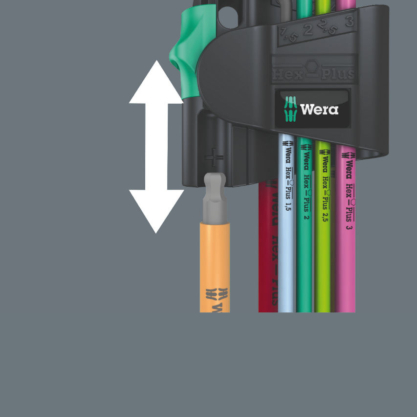 Wera | 950/7 Hex-Plus Multicolour Magnet 1