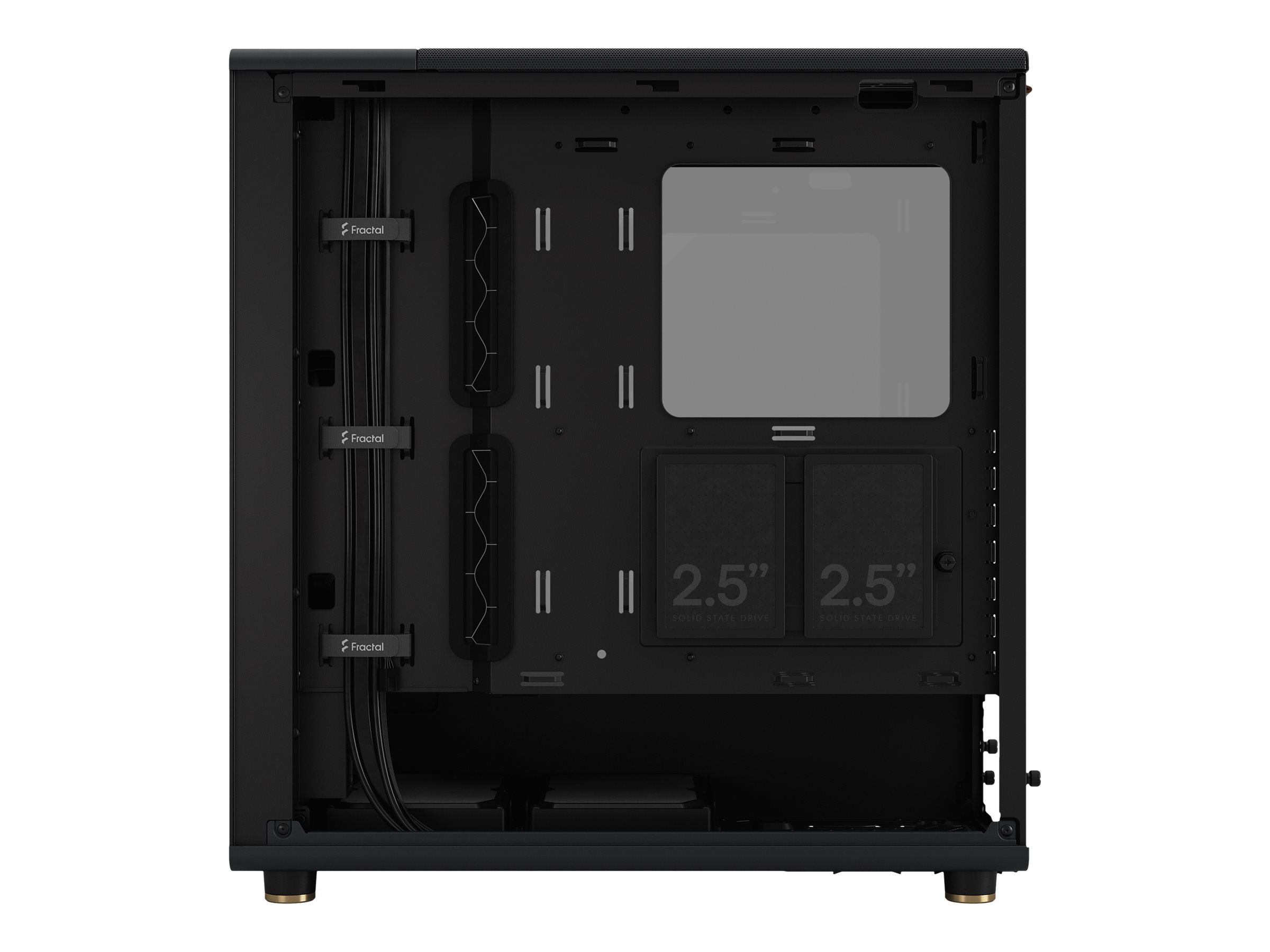 Fractal Design North Charcoal Black TG Dark Tint - Schwarz - Glasfenster