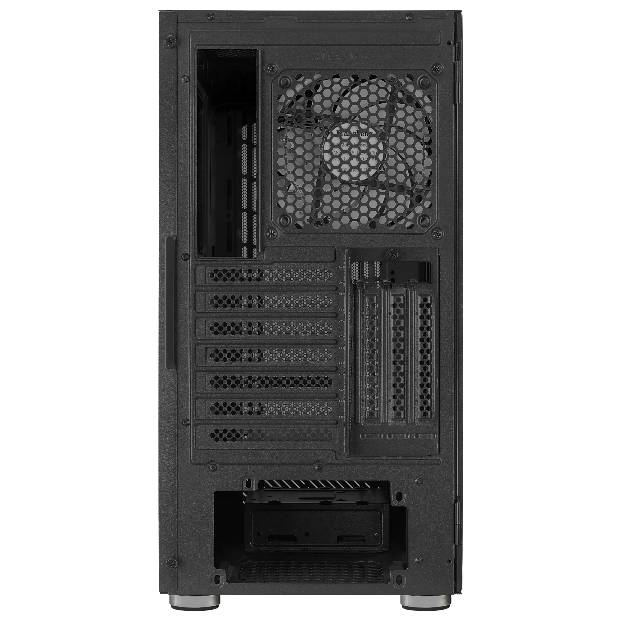 AeroCool Graphite ARGB - Schwarz - Glasfenster