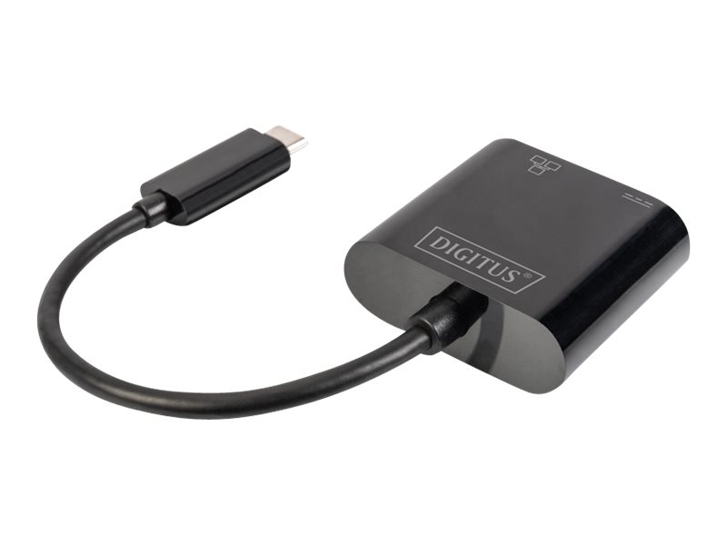 DIGITUS | USB Type-C Gigabit Ethernet Adapter, PD Unterstüt.