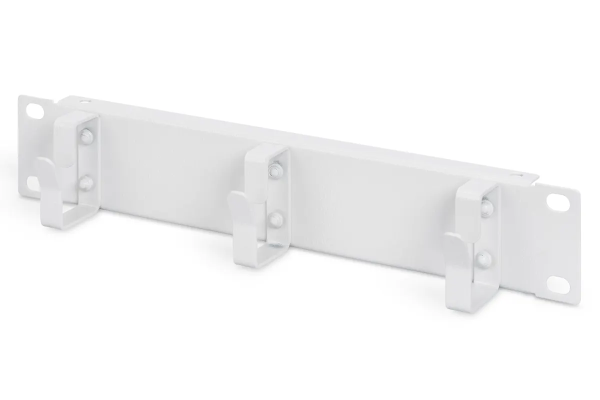 DN-10 ORG-1U | 10" Rangierpanel 1HE | 3 Kabelringe | 254 mm | RAL 7035