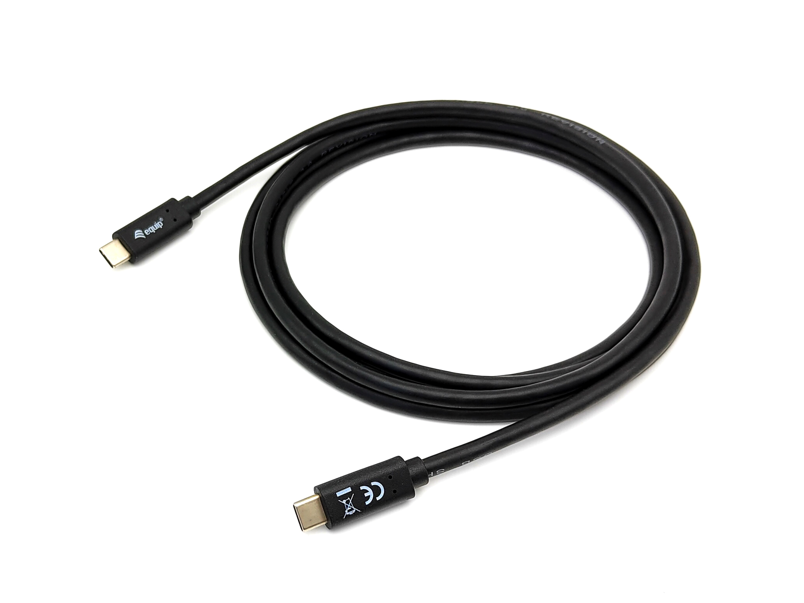 USB Kabel 3.2 C -  St/St 2.0m 3A schwarz - Kabel - Digital/Daten