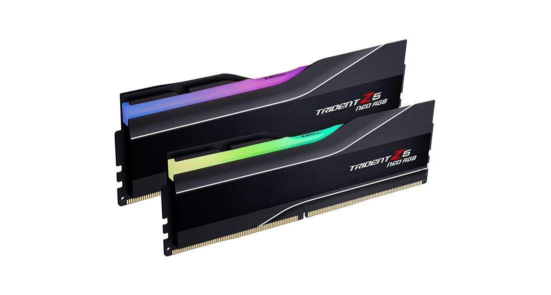 2x 16GB (32GB Kit) DDR5-6000 G.Skill Trident Z5 NEO RGB schwarz CL36 (AMD EXPO)