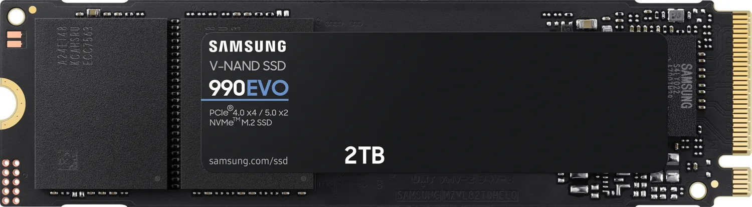 Samsung 990 Evo 2TB - PCIe 4.0 - M.2 NVMe SSD