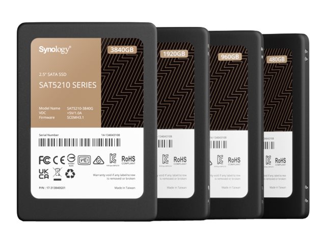 Synology SAT5210 - 480 GB SSD - intern - 2.5" (6.4 cm)