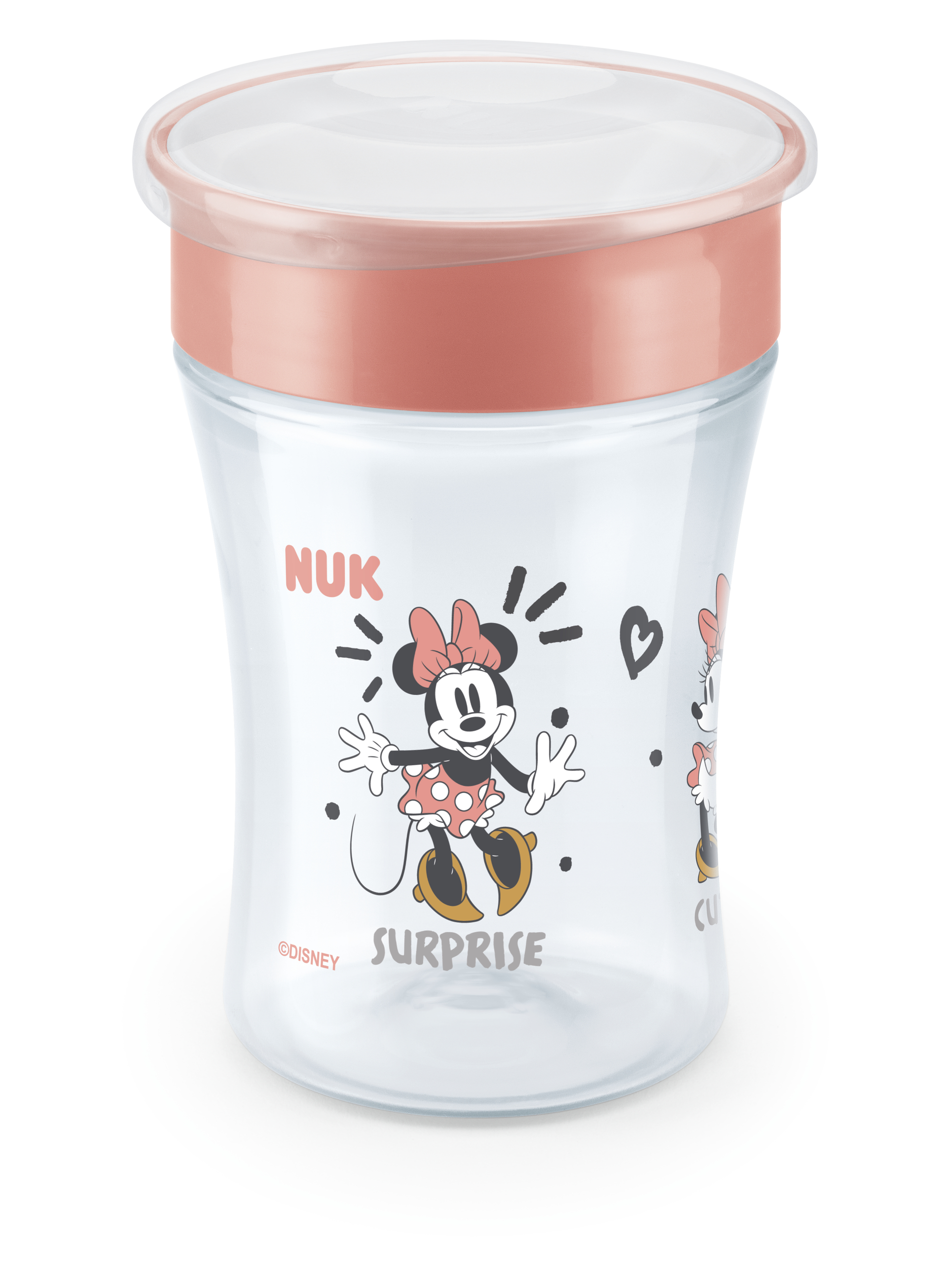 NUK Trinkbecher Magic Cup 230ml Disney Minnie Mouse m.Deckel