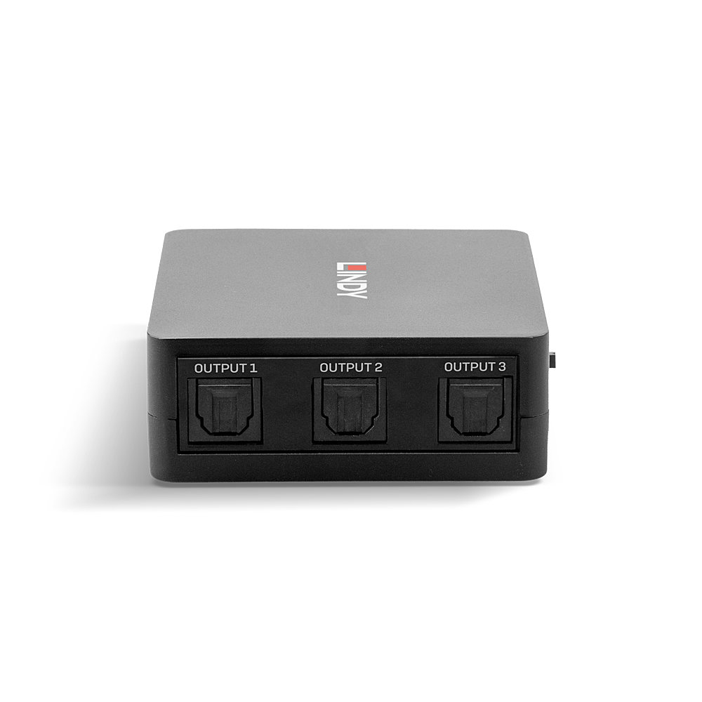 Lindy | 3 Port TosLink (Optisch) Digitaler Audio Splitter