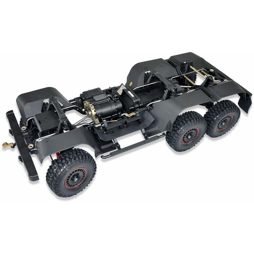 Amewi | AMXRock RCX10.3R Scale Crawler 6x6 Pick-Up 1:10 Roller mit transparentem Lexan-Karo