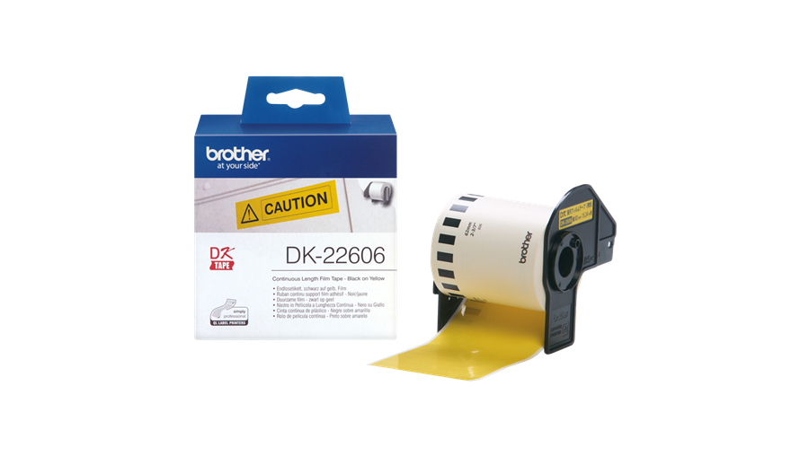 Brother DK-22606 - Gelb - Rolle (6,2 cm x 15,2 m) Folie / Film