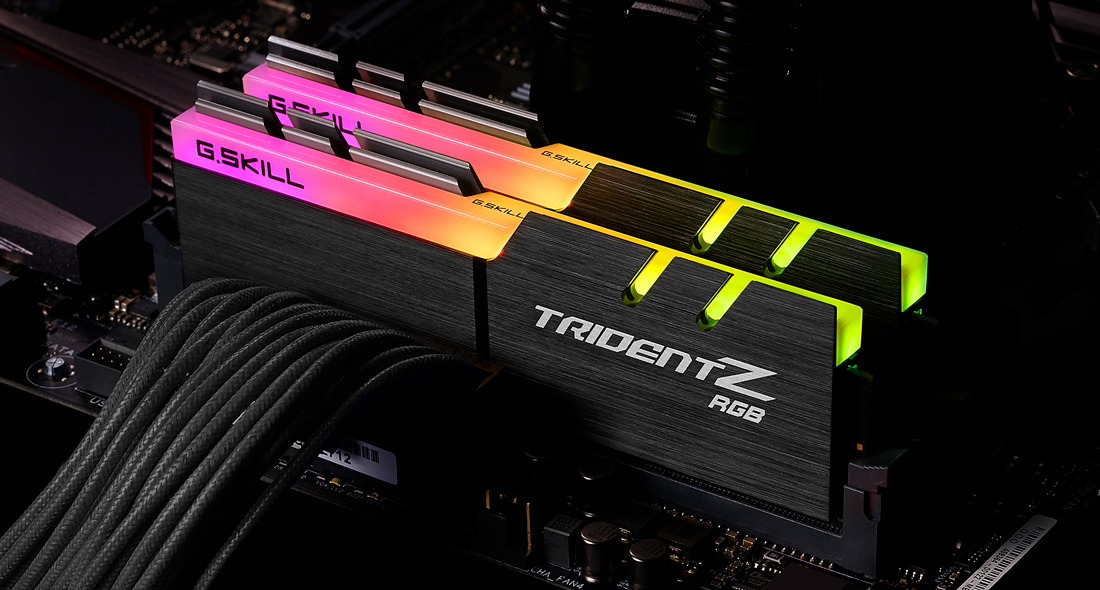 2x 16GB (32GB Kit) DDR4-3600 G.Skill Trident Z RGB CL16