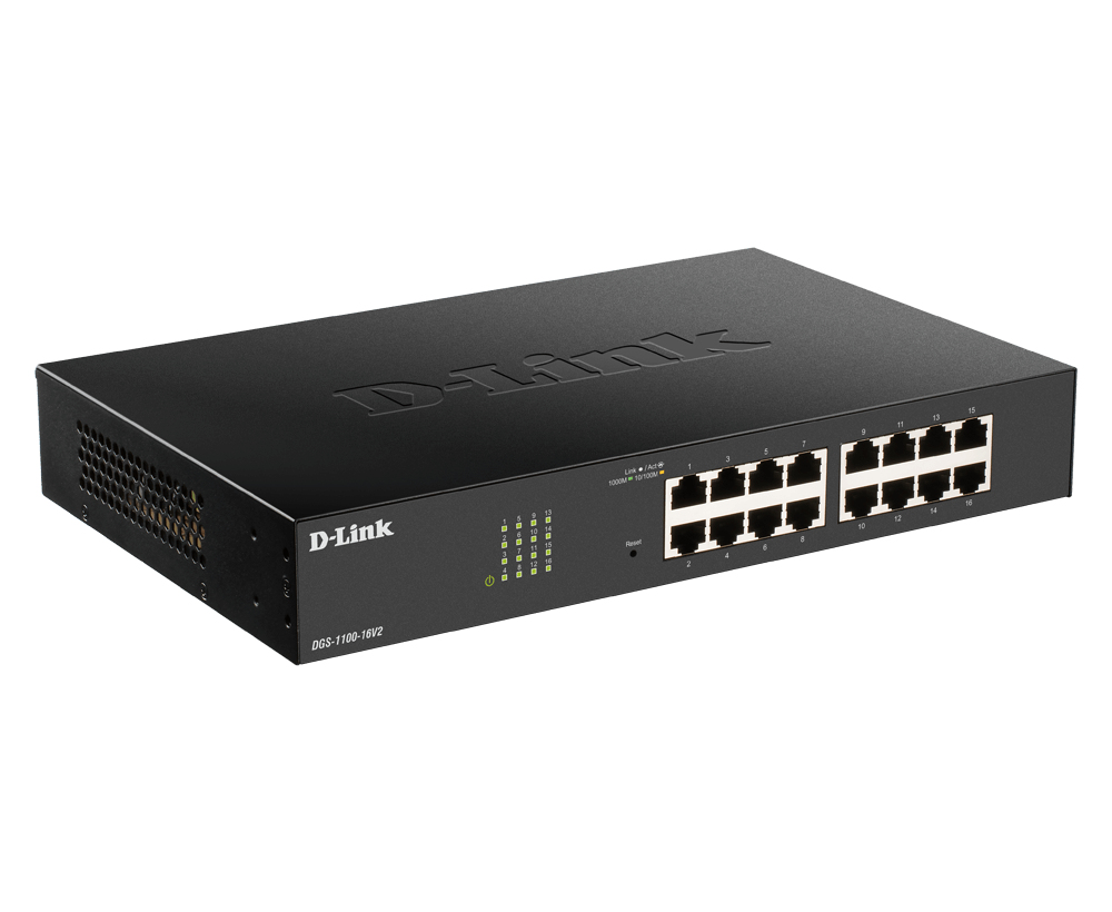 D-Link DGS 1100-16V2 - Switch - Smart - 16 x 10/100/1000