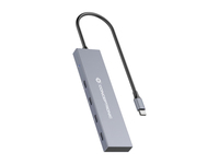 CONCEPTRONIC Dock USB-C->4x USB-C 100WPD o.Netzteil 0.25m gr
