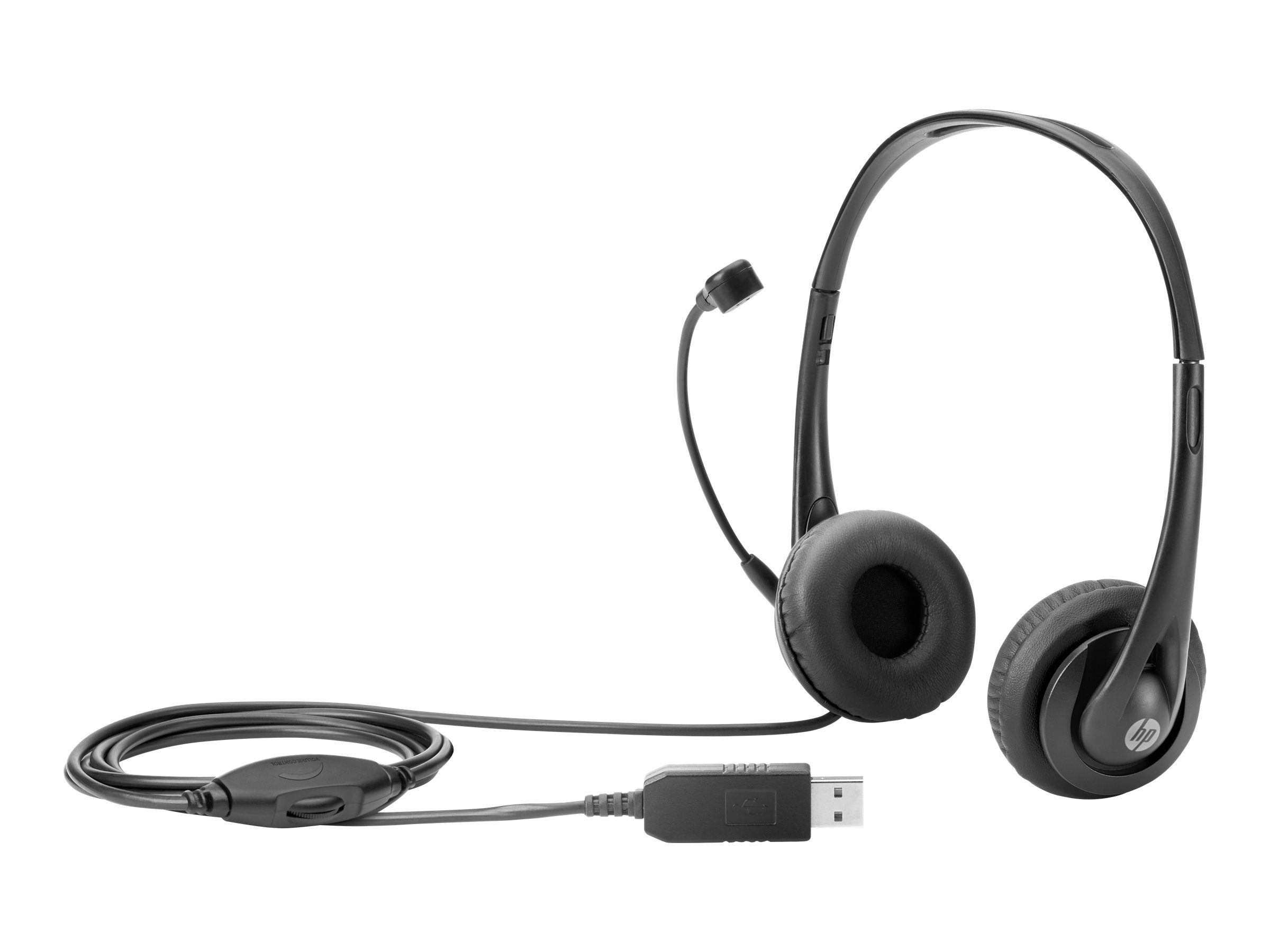HP Headset - Black Jack - Stereo - On-Ear - kabelgebunden - USB