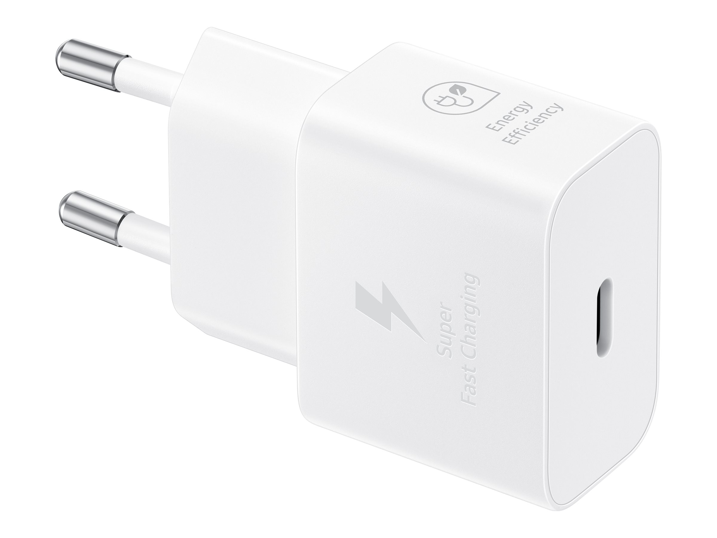 Samsung Galaxy Power Adapter USB Type C 25W w/o Cable White