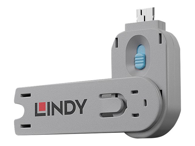 Lindy | Schlüssel für USB Typ A Port Schloss, Blau