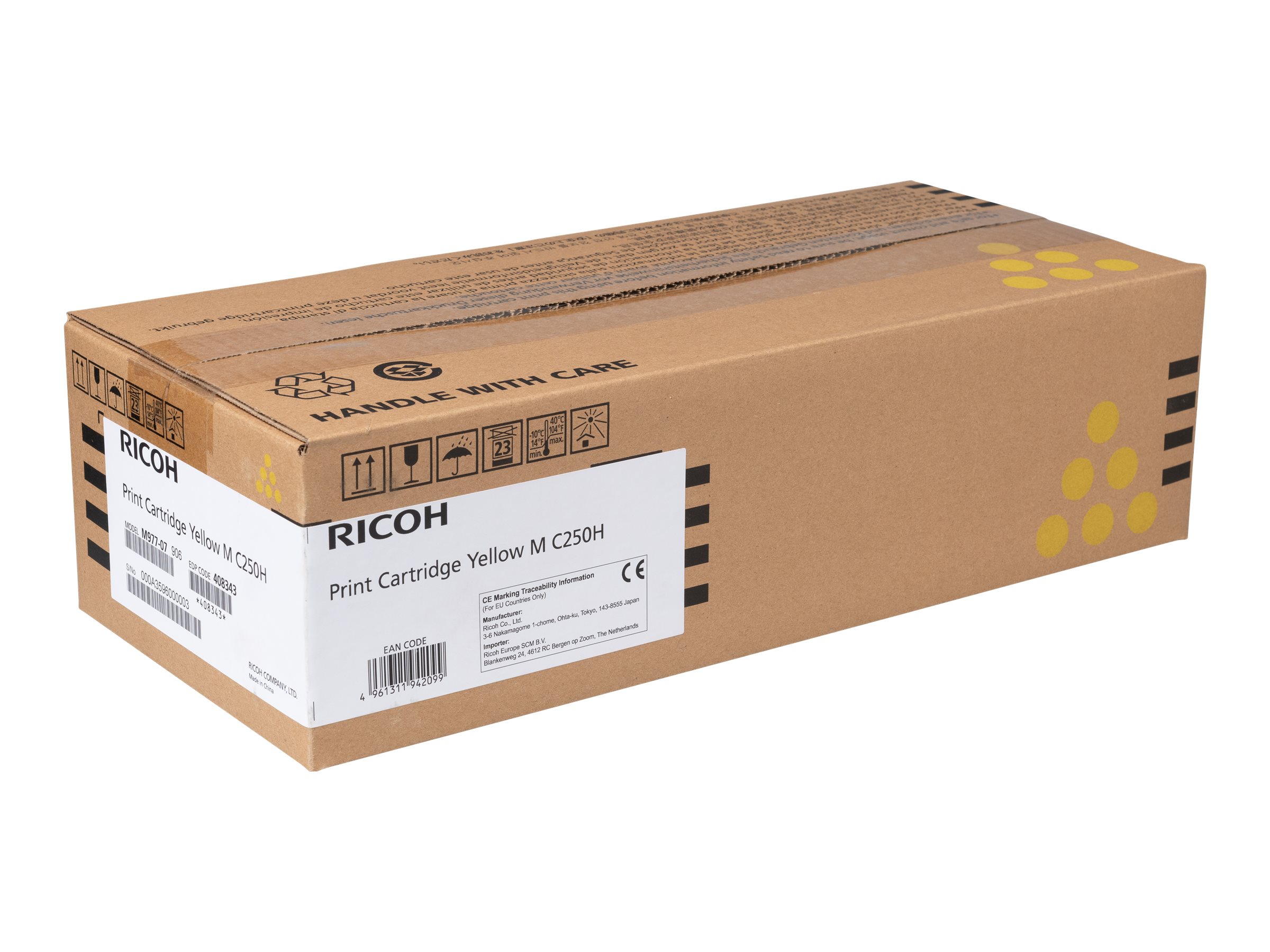 Ricoh Patrone M C250H   yellow     6300 Seiten        408343