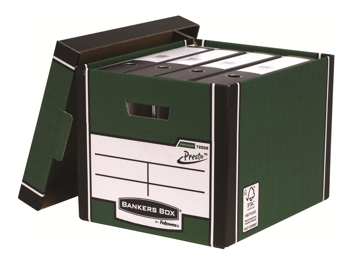 BankersBox PREMIUM HOHE   ARCHIVBOX (FSC) GRUEN          5VE