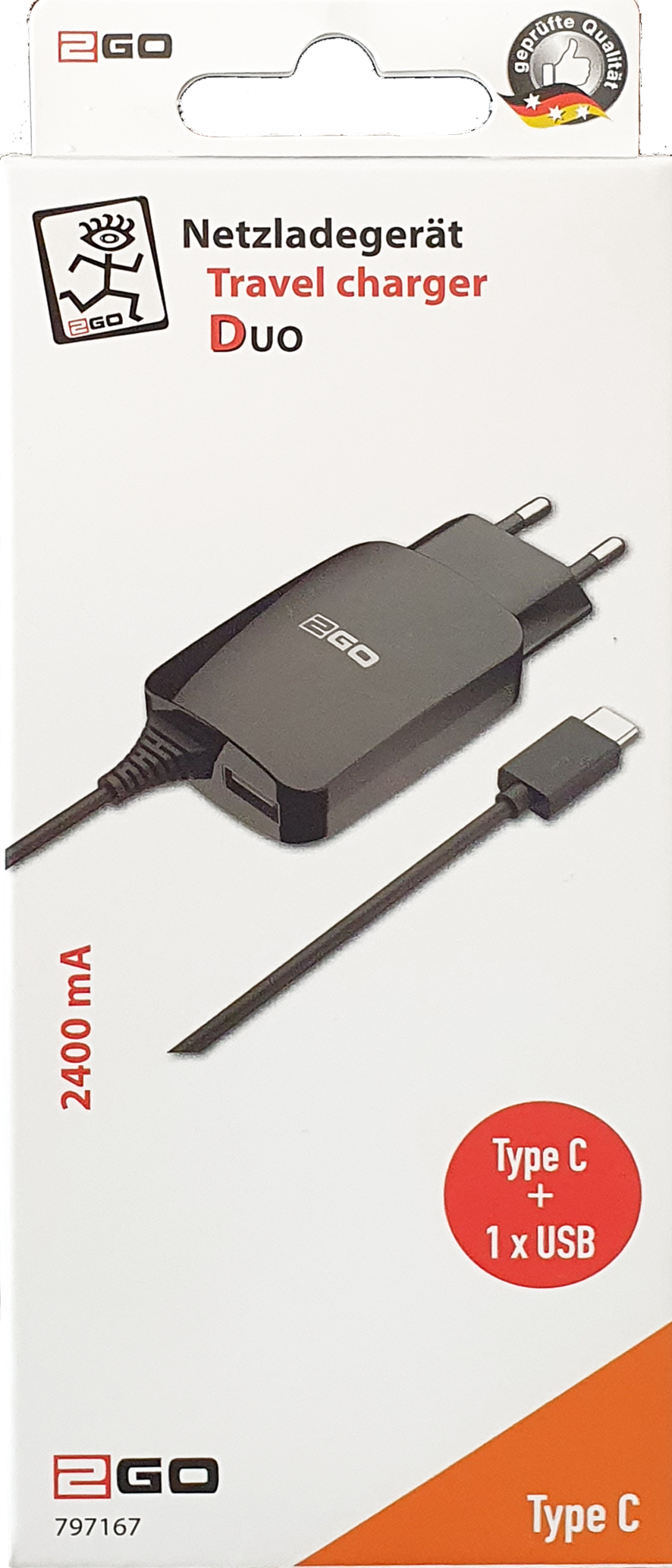 ACV USB-Netz-Ladegerät 110V-240V - schwarz