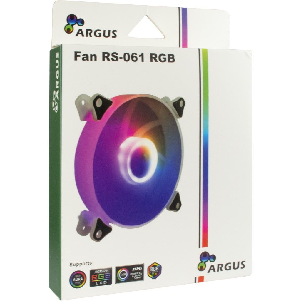 Inter-Tech Argus RS-061 RGB - Gehäuselüfter - 120 mm