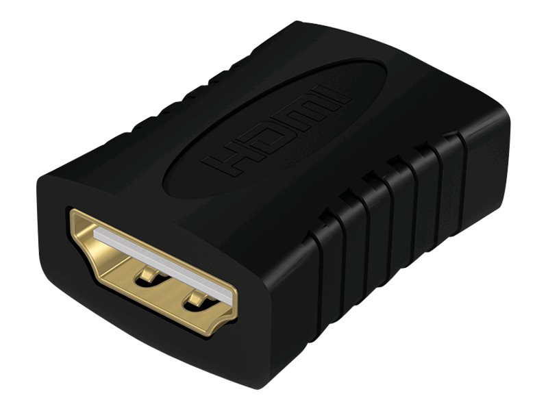 HDMI® Kupplung, A-Buchse zu A-Buchse | black