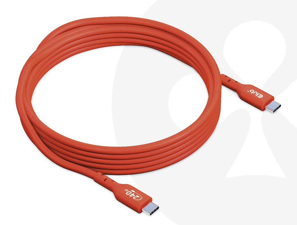 Club3D Kabel   USB 2   Typ C  PD 240W / 480Mb       4m St/St retail