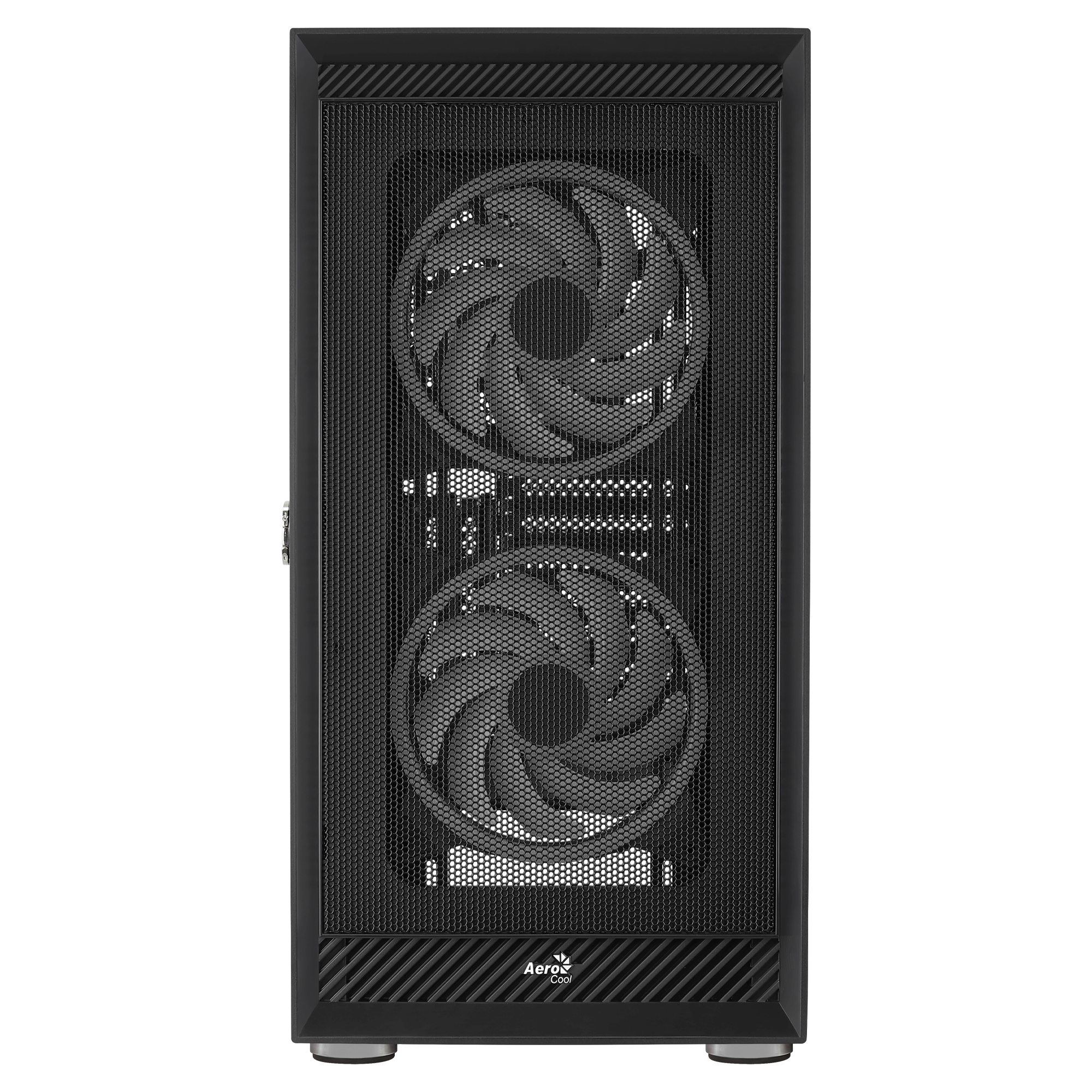 AeroCool Graphite ARGB - Schwarz - Glasfenster