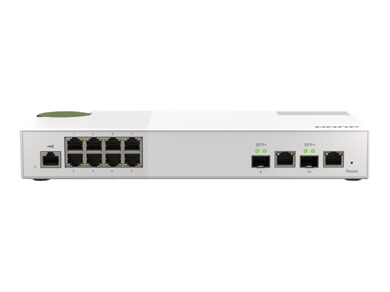 QNAP QSW-M2108-2C - Switch - managed - 2 x 10 Gigabit SFP+ + 8 x 2.5GBase-T