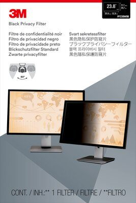 3M Blickschutzfilter für 23,8" Breitbild-Monitor - Blickschutzfilter für Bildschirme - 60.5 cm wide (23,8 Zoll Breitbild)