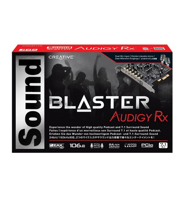 Creative Sound Blaster Audigy RX - Soundkarte - 24bit - 192 kHz - PCIe x1