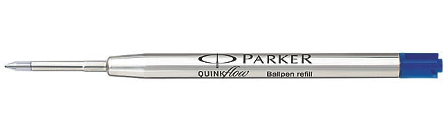 Parker | QUINKflow Premium Kugelschreibermine | Strichstärke F | Schreibfarbe Blau | im 1er Blister