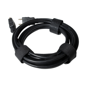 LogiLink Kabelbinder mit Klettverschluss - Kabelverbindung - 15 cm - Schwarz (Packung mit 10)