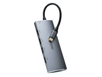Equip USB-Hub USB-C St -  HDMI PD USB3.0 SD TF0 Bu 0.15cm sw - Digital/Daten