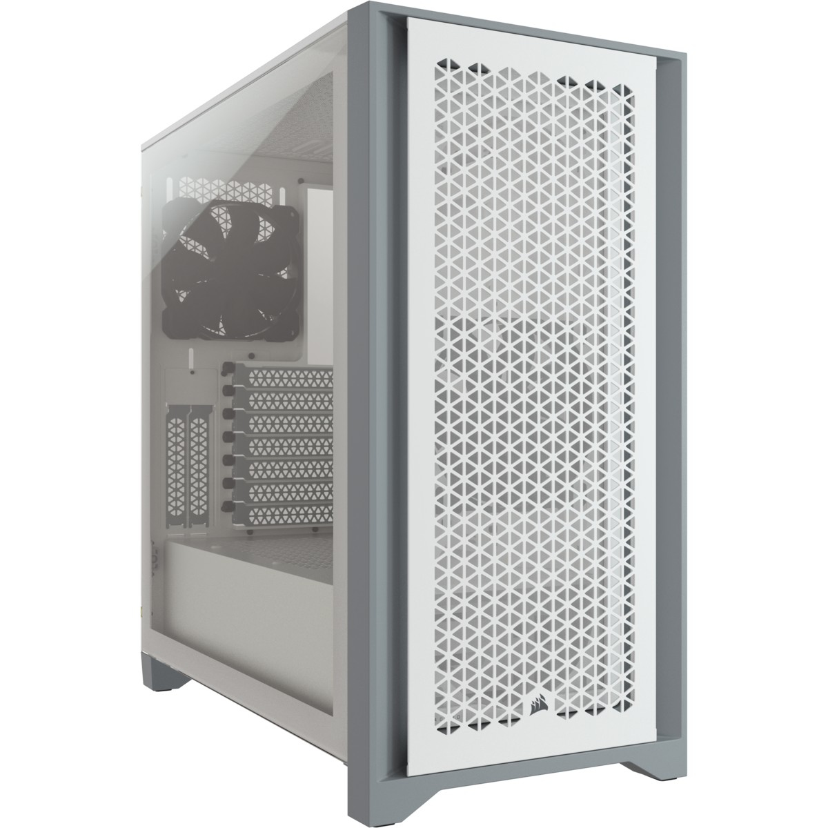 Corsair 4000D Airflow - Weiß - Glasfenster