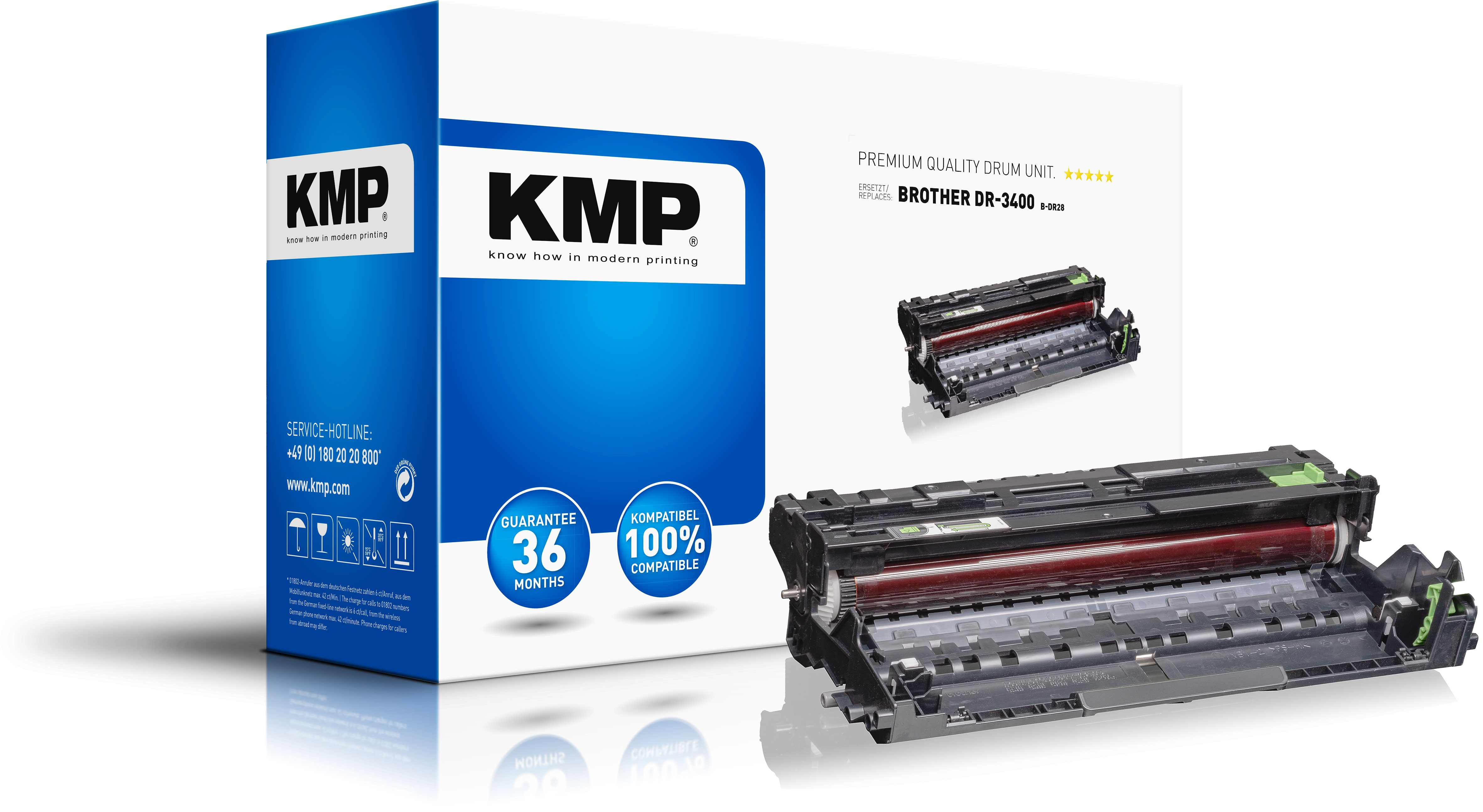 KMP B-DR28 - Kompatibel - Brother - DCP-L5500DN/DCP-L6600DW - HL-L5000D/HL-L5100DN/HL-L5100DNT/ HL-L5100DNTT/HL-L5200DW/HL-L6250DN/... - 1 Stück(e) - 52000 Seiten - Laserdrucken