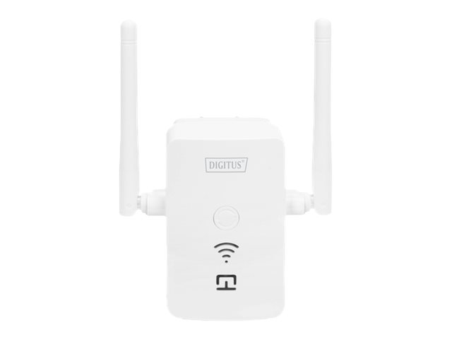 DIGITUS | 300 Mbps Wireless Repeater 2,4 GHz+USB-Ladeanschluß