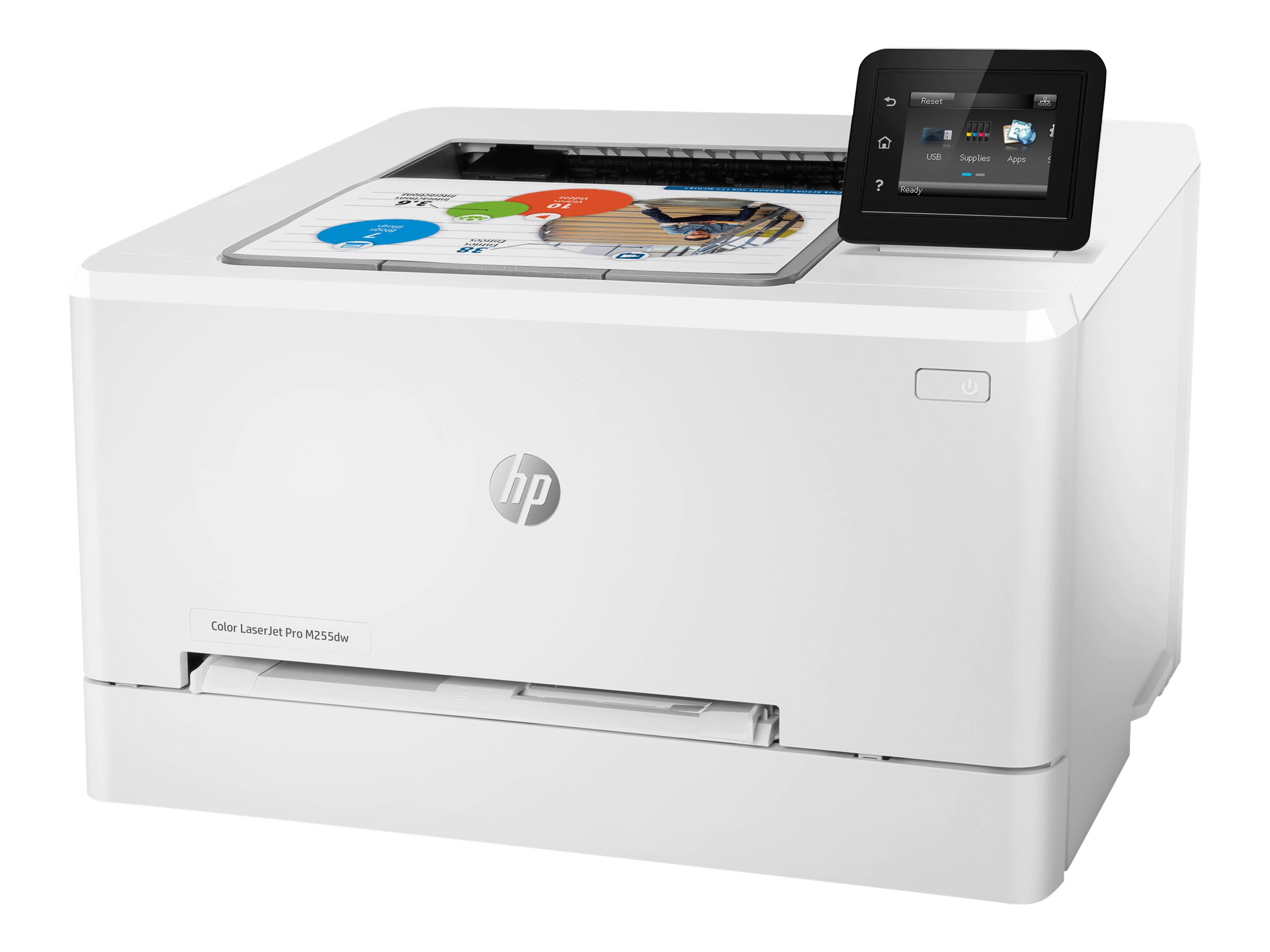HP Color LaserJet Pro M255dw - Drucker - Farbe - Duplex - Laser - A4/Legal - 600 x 600 dpi - bis zu 21 Seiten/Min. (einfarbig)/