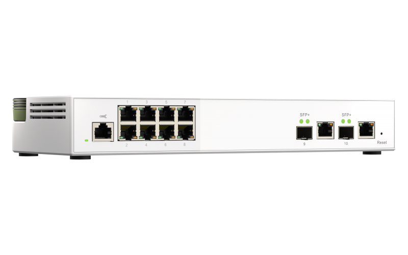 QNAP QSW-M2108-2C - Switch - managed - 2 x 10 Gigabit SFP+ + 8 x 2.5GBase-T